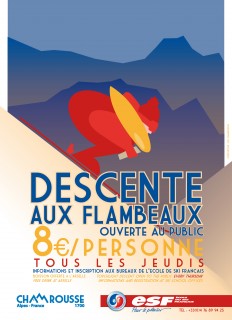 Descente aux flambeaux à Chamrousse jusqu’ au 08 Mars Descente aux flambeaux à Chamrousse jusqu’ au 08 Mars