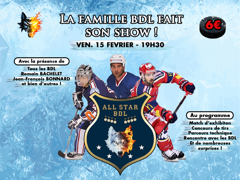 ALL STARS BDL Vendredi 15 février à Pole Sud ALL STARS BDL Vendredi 15 février à Pole Sud