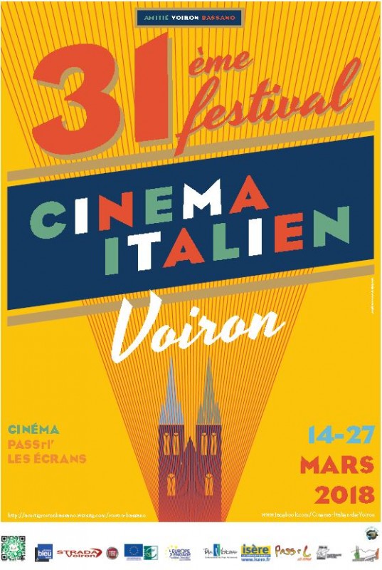 31ème Festival de Cinéma Italien Du 14 au mardi 27 mars à Voiron 31ème Festival de Cinéma Italien Du 14 au mardi 27 mars à Voiron