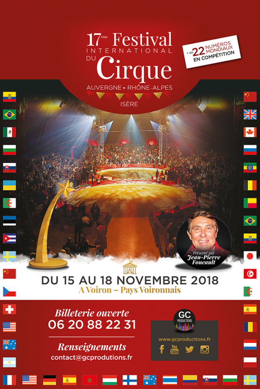 17ème Festival International du Cirque de Voiron du 15 au 18 novembre 17ème Festival International du Cirque de Voiron du 15 au 18 novembre