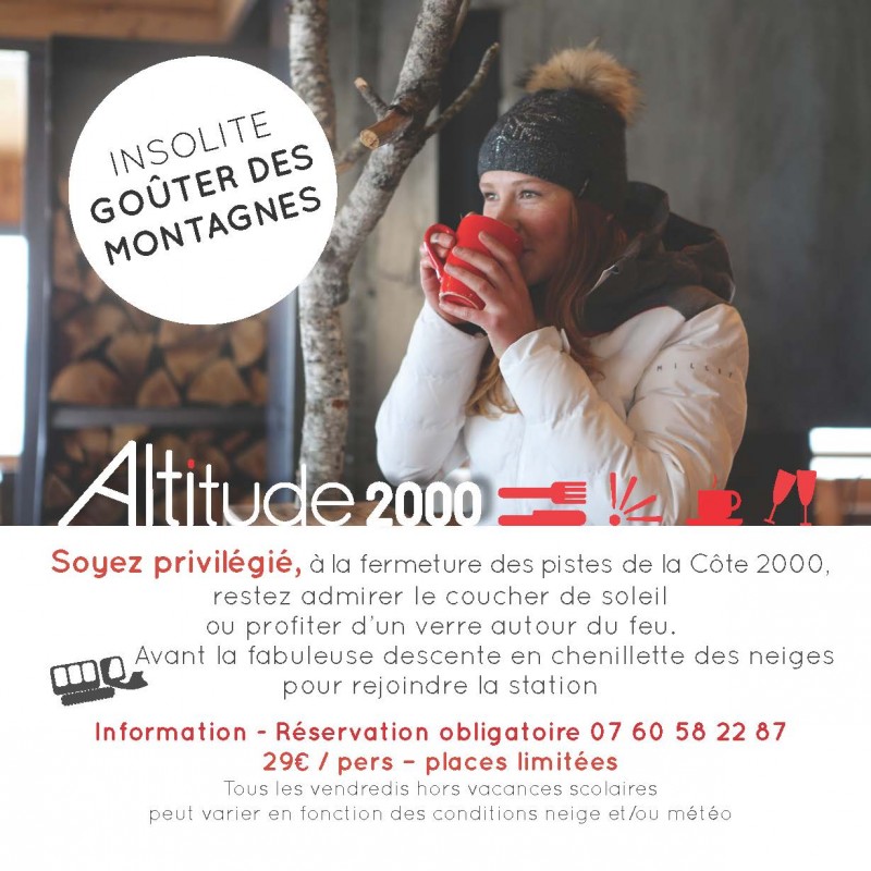 Goûter des montagnes à Villard de Lans jusqu’au 09 février Goûter des montagnes à Villard de Lans jusqu’au 09 février
