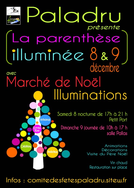 Marché de Noël "La parenthèse illuminée" les 08 et 09 à Paladru Marché de Noël "La parenthèse illuminée" les 08 et 09 à Paladru