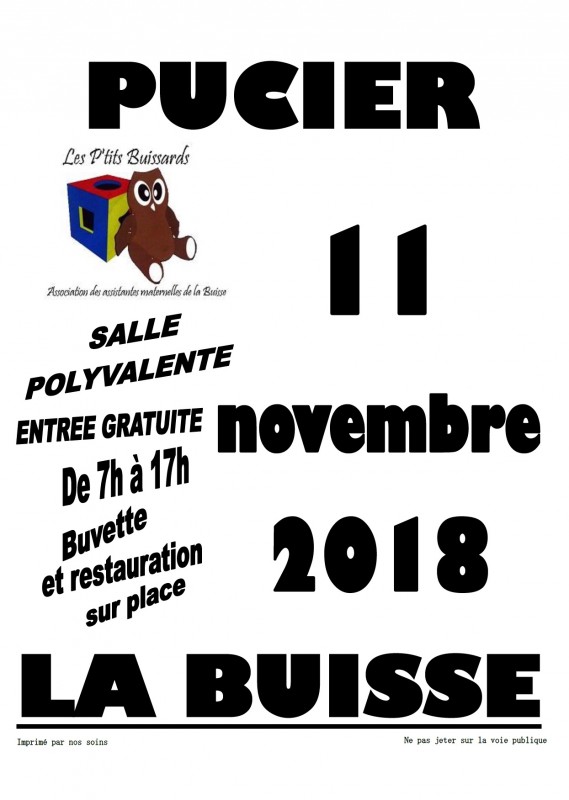 Pucier Dimanche 11 novembre à La Buisse Pucier Dimanche 11 novembre à La Buisse