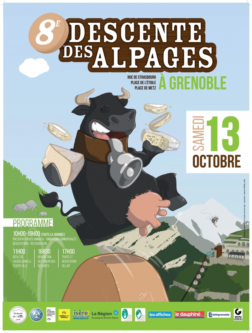 Descente des alpages samedi 13 octobre à Grenoble Descente des alpages samedi 13 octobre à Grenoble