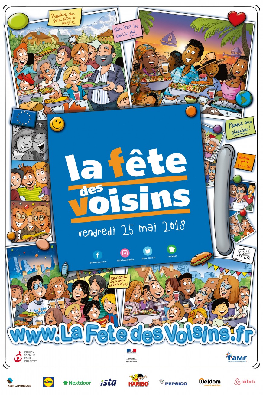 Retrouvez La 19ème édition de la Fête des Voisins vendredi 25 mai à ST Nazaire les Eymes Retrouvez La 19ème édition de la Fête des Voisins vendredi 25 mai à ST Nazaire les Eymes