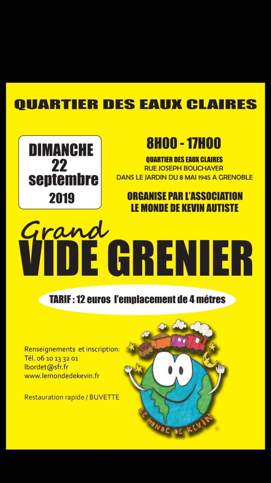 Vide grenier du monde de kevin autiste les eaux claires grenoble Vide grenier du monde de kevin autiste les eaux claires grenoble