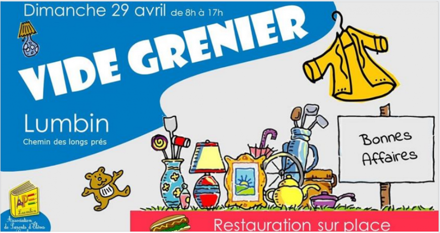 Vide Grenier Lumbin organisé par l' Association des Parents d Eleves Vide Grenier Lumbin organisé par l' Association des Parents d Eleves