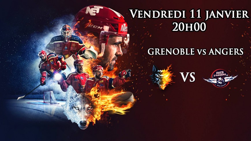 Hockey : Les Bruleurs de loups reçoivent les Ducs d'Angers Vendredi 11 janvier à 20h à Pole sud Hockey : Les Bruleurs de loups reçoivent les Ducs d'Angers Vendredi 11 janvier à 20h à Pole sud