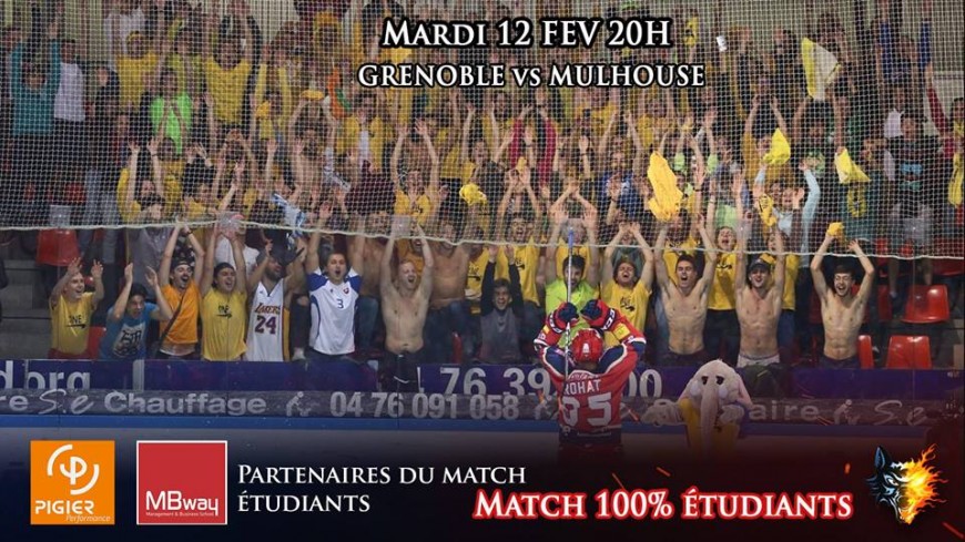 Hockey : les Bruleurs de Loups reçoivent Les Scorpions de Mulhouse Mardi 12 Février à 20h à Pole Sud Hockey : les Bruleurs de Loups reçoivent Les Scorpions de Mulhouse Mardi 12 Février à 20h à Pole Sud