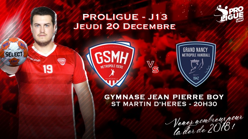 GSMH38 Handball vs Grand Nancy Métropole Handball GSMH38 Handball vs Grand Nancy Métropole Handball