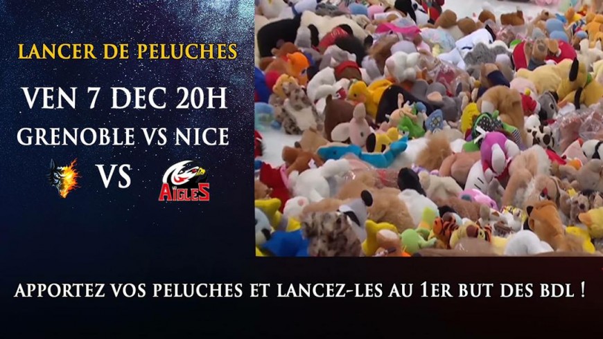 Hockey : Les Bruleurs de loups reçoivent les Aigles de Nice Vendredi 07 décembre à 20h à Pole sud Hockey : Les Bruleurs de loups reçoivent les Aigles de Nice Vendredi 07 décembre à 20h à Pole sud