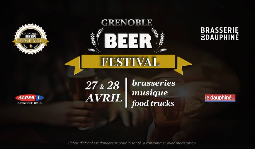 PARTENAIRE : GRENOBLE BIÈRE FESTIVAL AU PALAIS DES SPORTS Les vendredi 27 et samedi 28 avril PARTENAIRE : GRENOBLE BIÈRE FESTIVAL AU PALAIS DES SPORTS Les vendredi 27 et samedi 28 avril