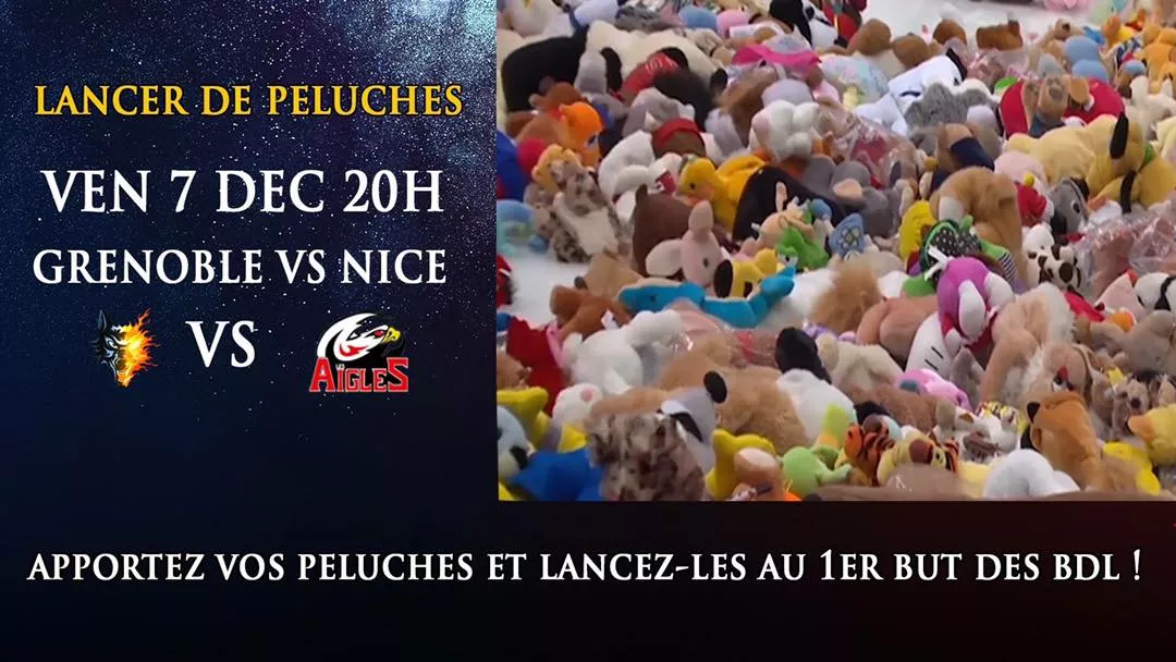 Hockey : Les Bruleurs de loups reçoivent les Aigles de Nice Vendredi 07 décembre à 20h à Pole sud