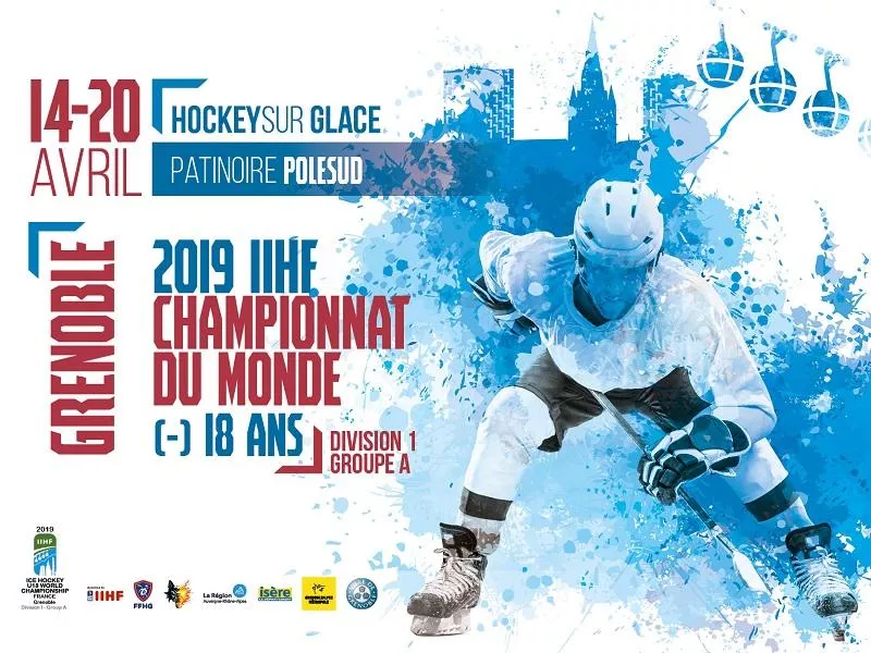 Championnat du Monde U18 de Hockey sur Glace D1 du 14 au 20 avril 2019