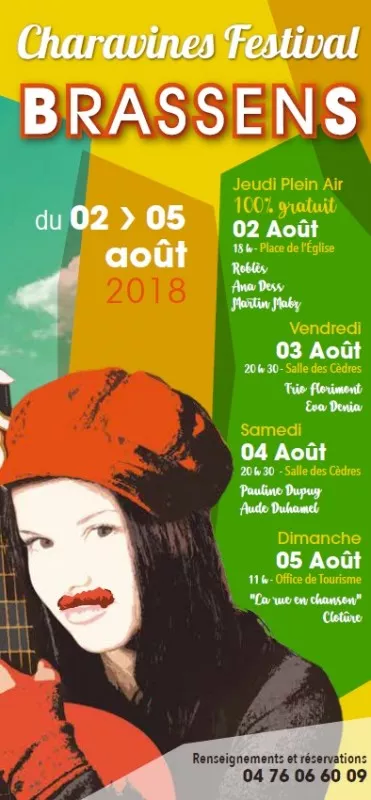 23ème Festival Brassens du 02 au 05 Aout à Charavine
