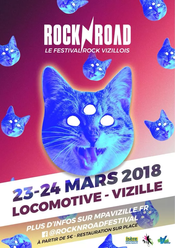 ROCK N ROAD vendredi 23 et samedi 24 mars  Au Centre des congrès et des fêtes "La Locomotive" - Vizille