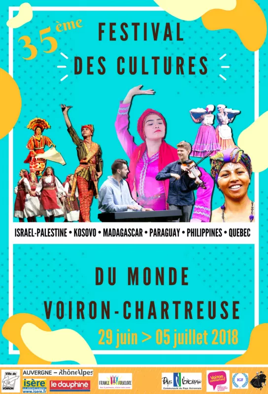 35ème Festival des Cultures du Monde du 29 juin au 05 juillet à Voiron