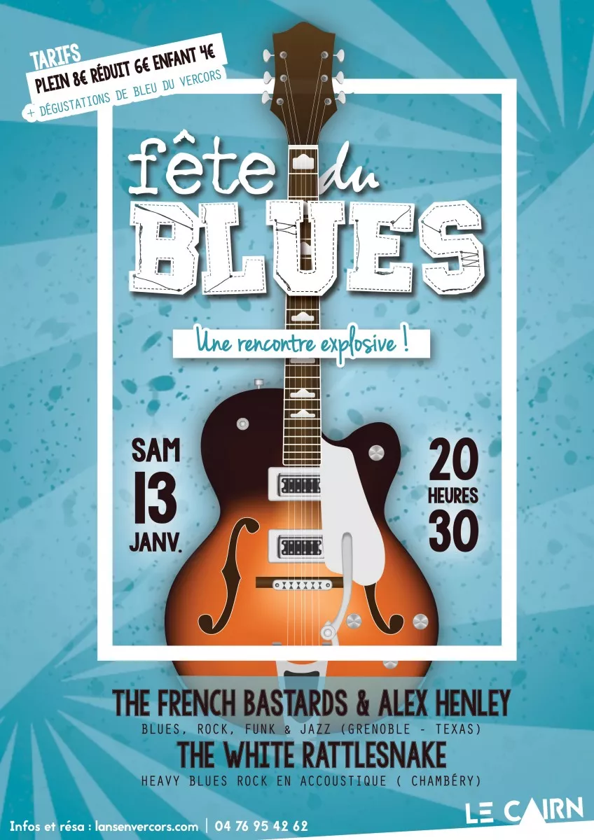 Fête du Blues Samedi 13 Janvier de 20h30 à 23h30 - Lans-en-Vercors