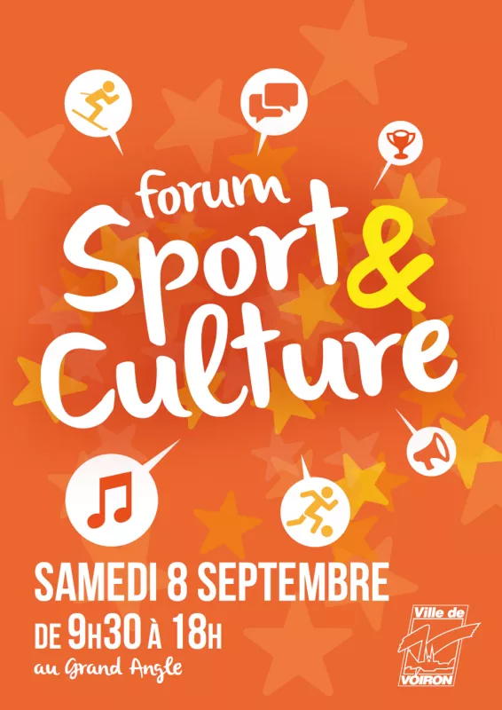 Forum Sport et Culture de Voiron (forum des associations) Samedi 08 septembre au Grand Angle de Voiron