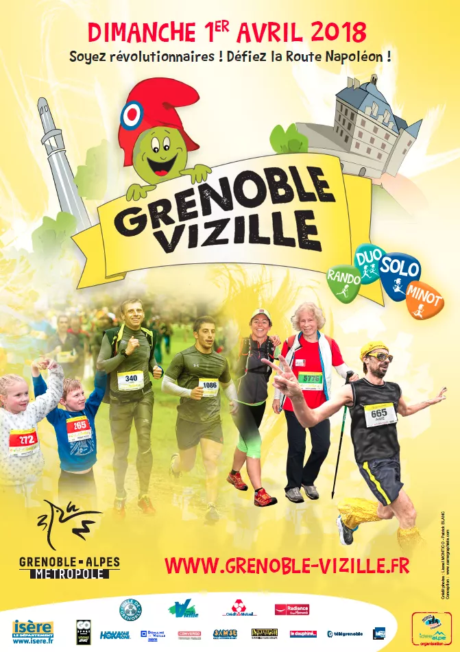 6eme edition de la course Grenoble - Vizille – 2018 Dimanche 1 avril
