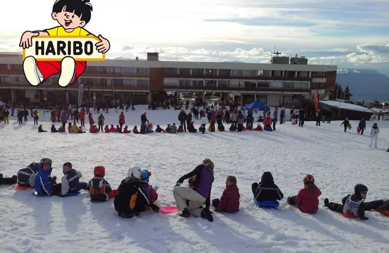 Course de luge Haribo Kids Snow jusqu’au 16 avril à Chamrousse