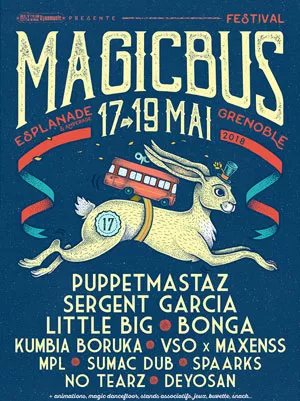 Du 17 au 19 mai 2018, le 17ème festival Magic Bus ouvrira ses portes !