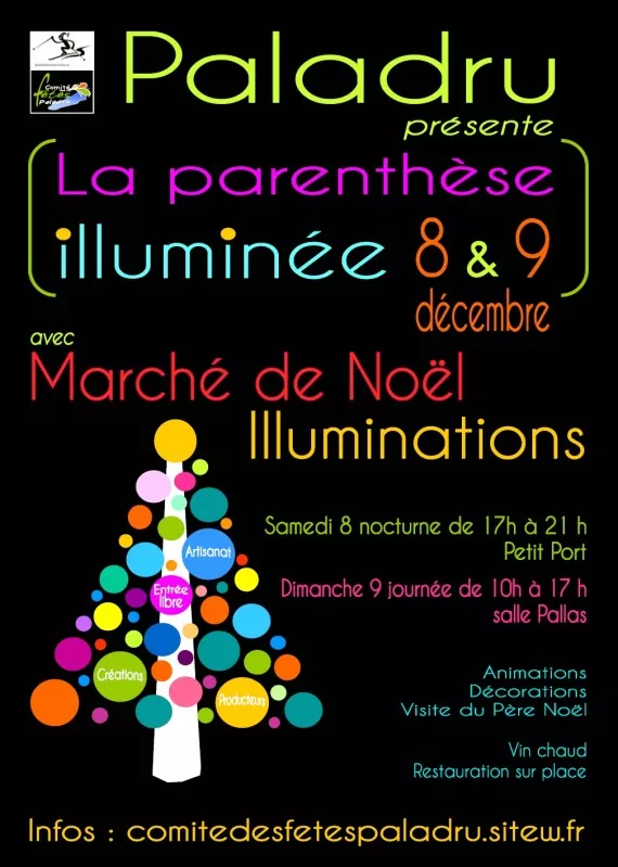 Marché de Noël "La parenthèse illuminée" les 08 et 09 à Paladru