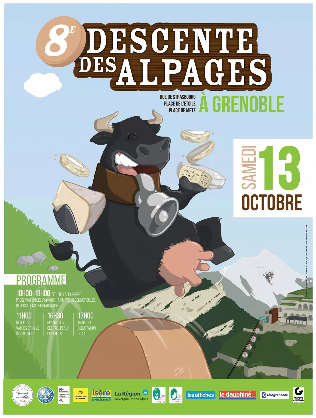 Descente des alpages samedi 13 octobre à Grenoble