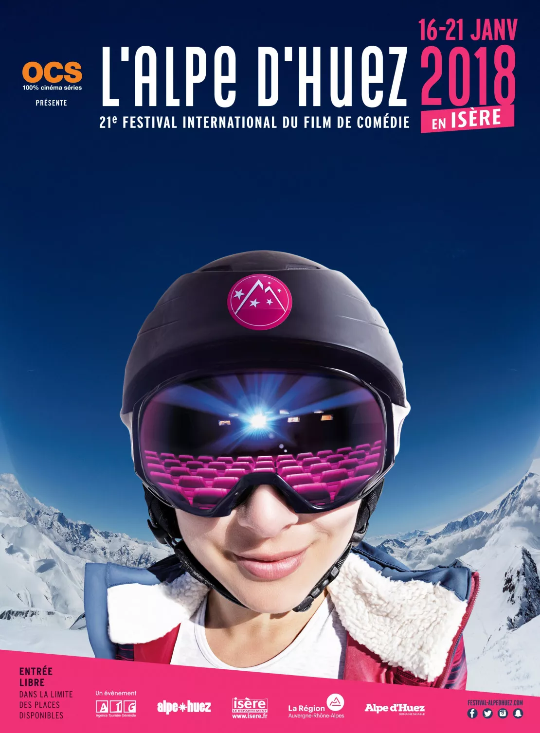 21e Festival International du Film de Comédie Du 16 au 21 Janvier à  L'Alpe-d'Huez