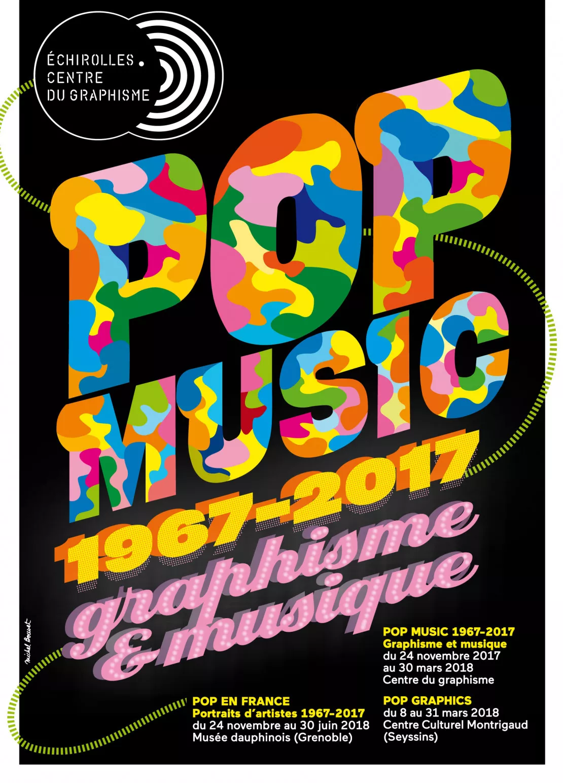 POP MUSIC 1967-2017. Graphisme et musique au Centre du graphisme - Échirolles