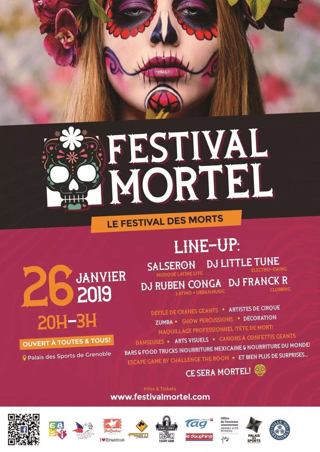 Festival Mortel Samedi 26 janvier au palais des sports de Grenoble