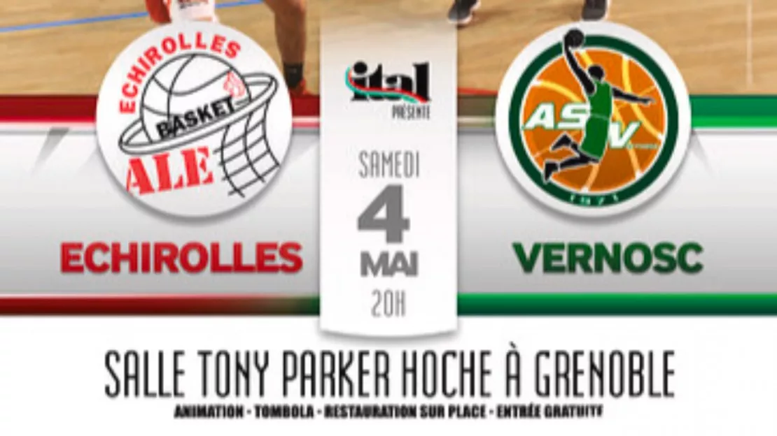 Matchs de Basket : Samedi 4 mai à la halle Tony Parker