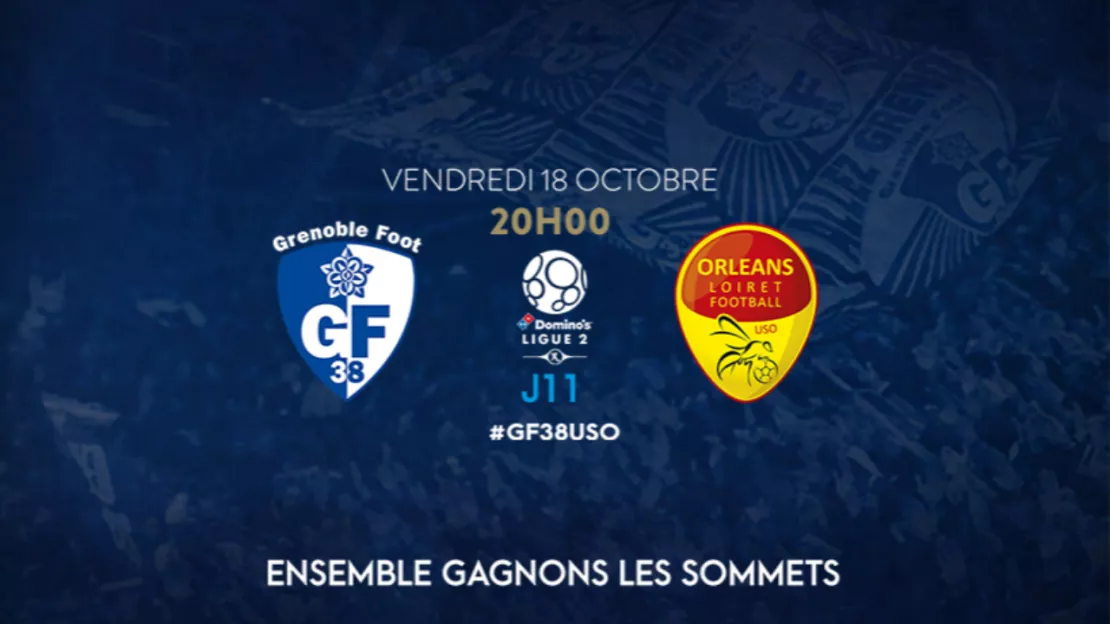 Football : Le GF38 reçoit l' US Orléans vendredi 18 octobre
