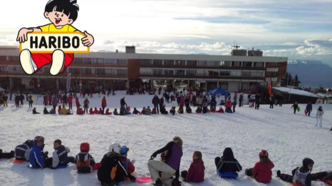 Course de luge Haribo Kids Snow du lundi 23 décembre  au lundi 13 avril sur le Front de neige - Chamrousse 1750