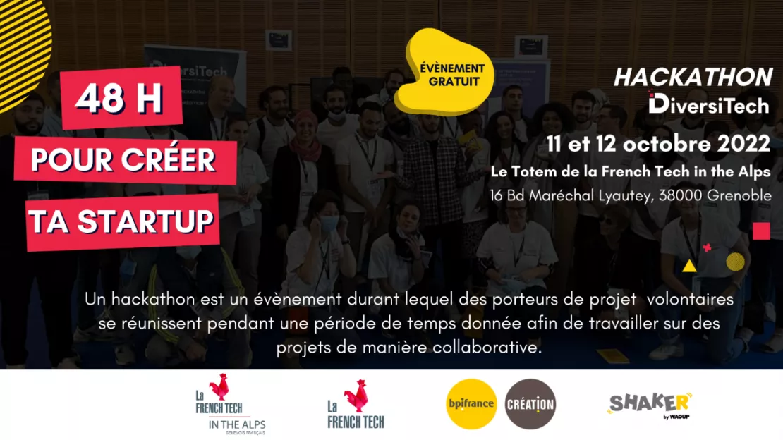 Hackathon - 48H pour vivre les débuts d'une start-up à Grenoble !