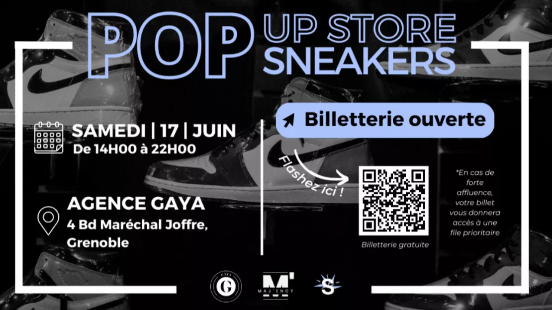 Pop-up store sneakers Grenoble