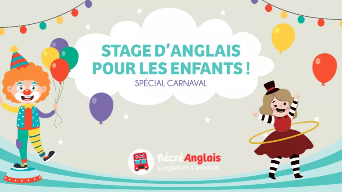 🥳🤡Stage d'anglais "Carnaval special"🤡🥳