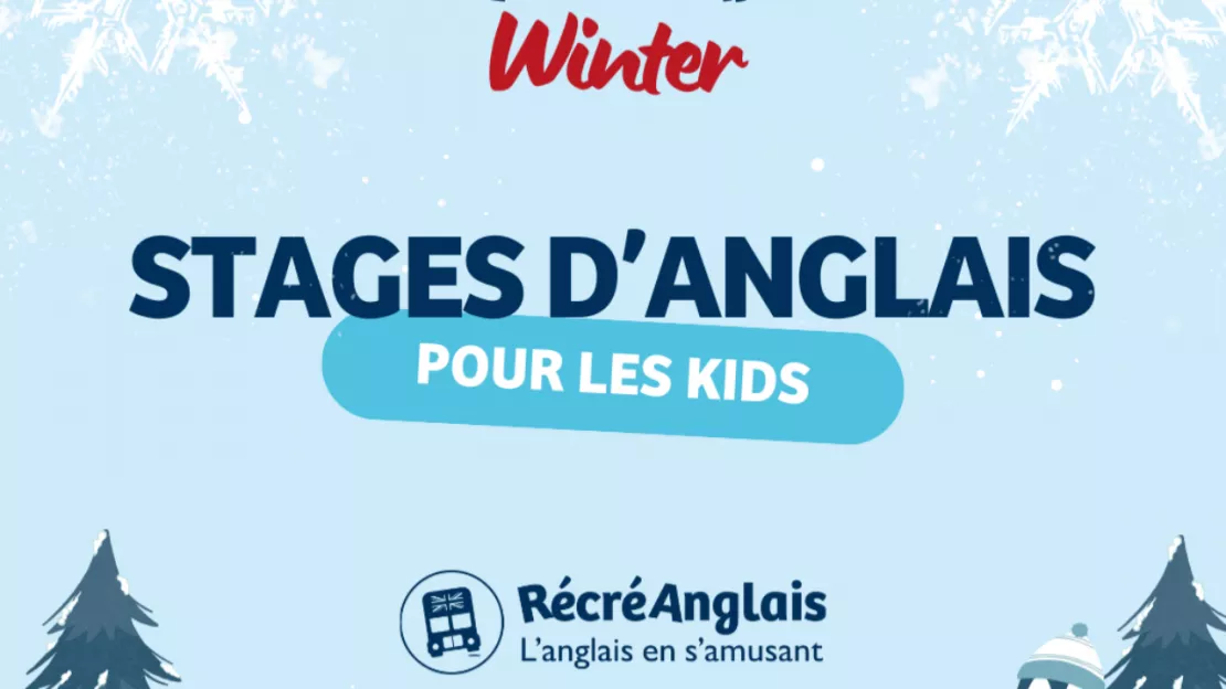 Stage d'anglais pour les enfants spécial "Winter" à RécréAnglais Saint-Egrève !