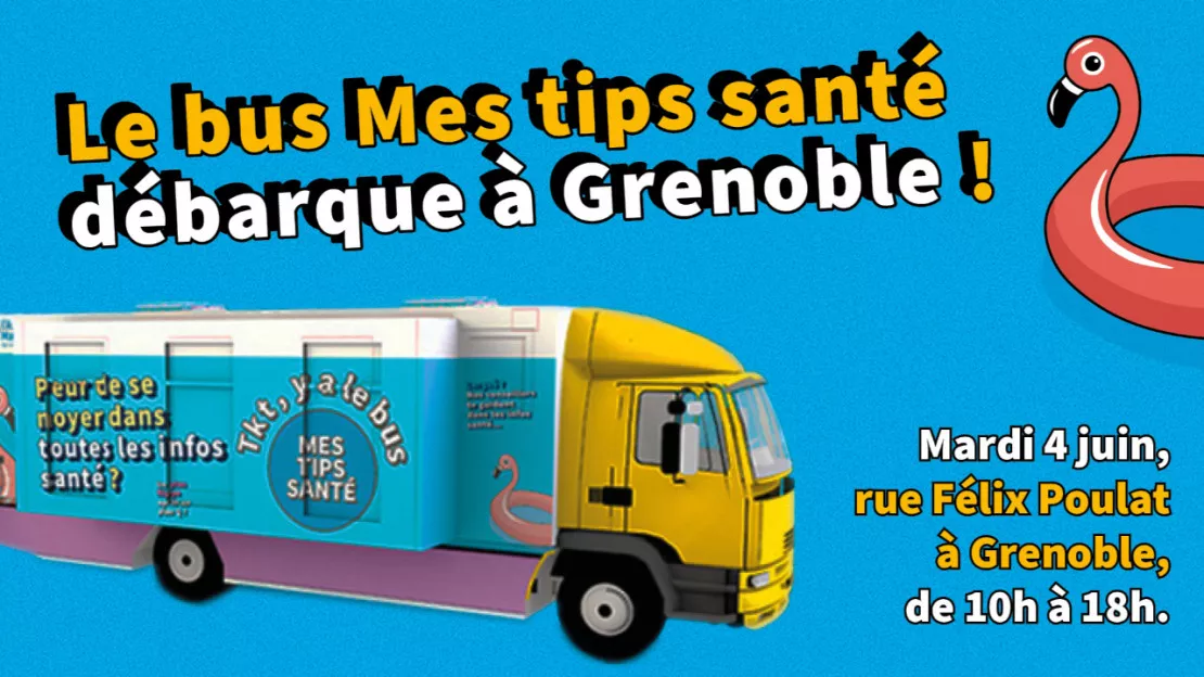 Le Bus Mes tips santé arrive à Grenoble