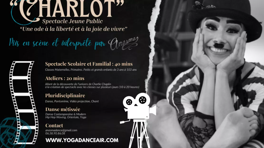 Spectacle "Charlot" pour l'école maternelle de Frontonas en Isère