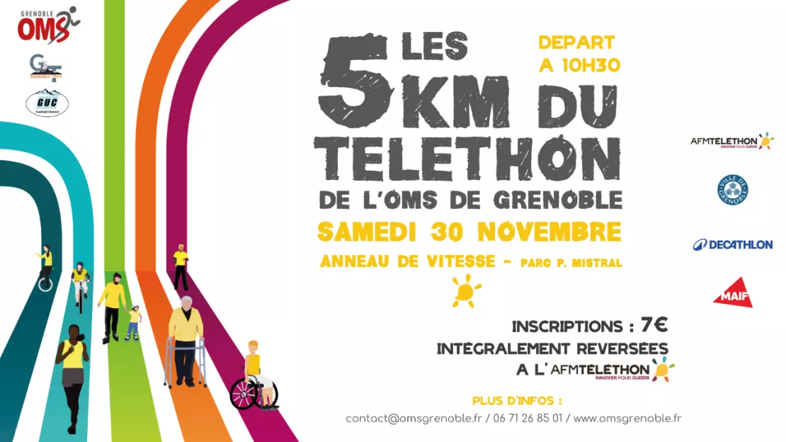 Les 5km du Téléthon de l'OMS de Grenoble