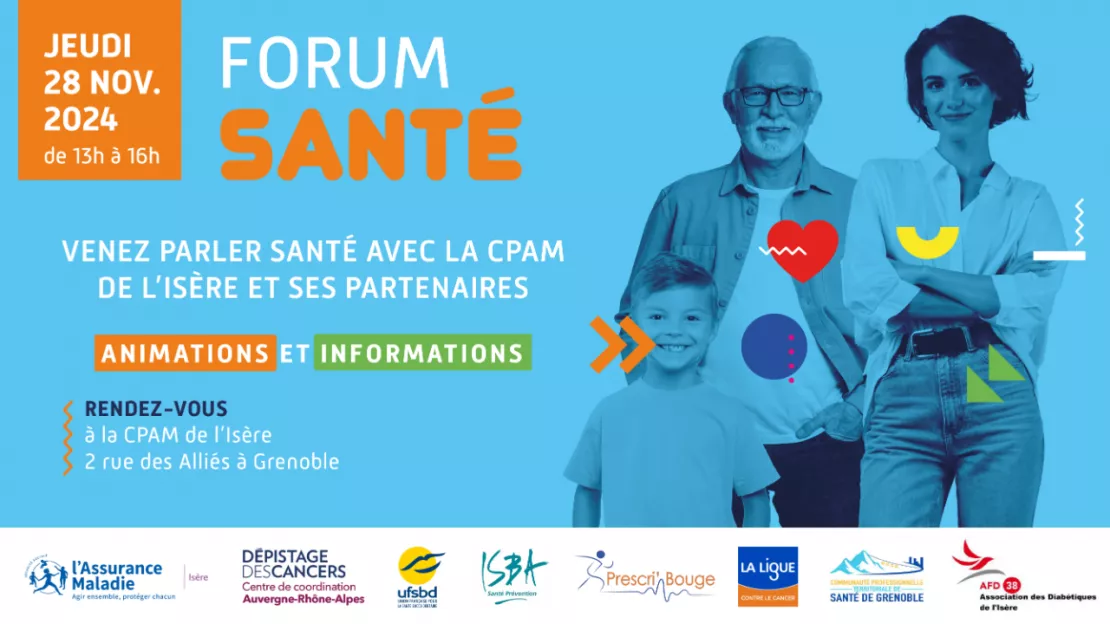 Forum santé à la CPAM de l'Isère