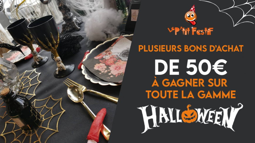 Venez fêter Halloween avec le P'tit Festif ! Venez fêter Halloween avec le P'tit Festif !