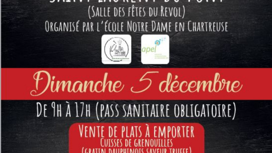 marché de Noël de Saint Laurent Du Pont Le dimanche 5 décembre marché de Noël de Saint Laurent Du Pont Le dimanche 5 décembre