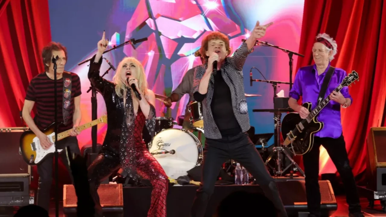 The Rolling Stones Surprise Fans with Lady Gaga Collaboration at Album Release Concert