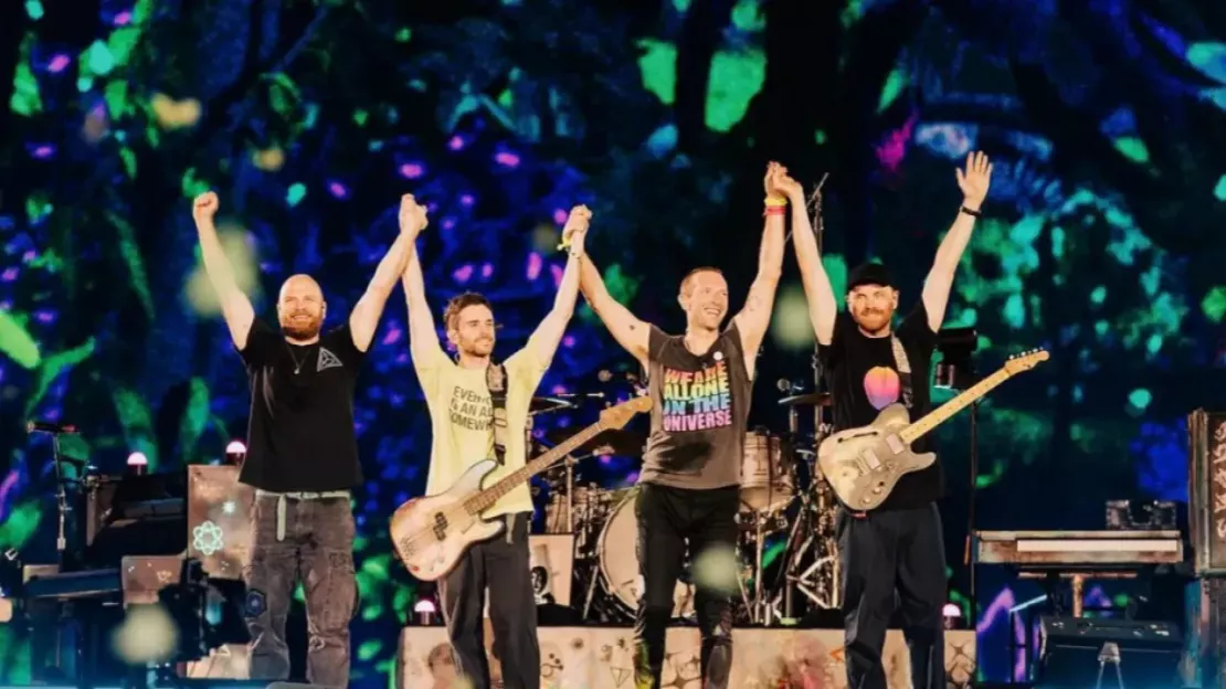 Coldplay affiche un bilan carbone à la baisse avec sa tournée