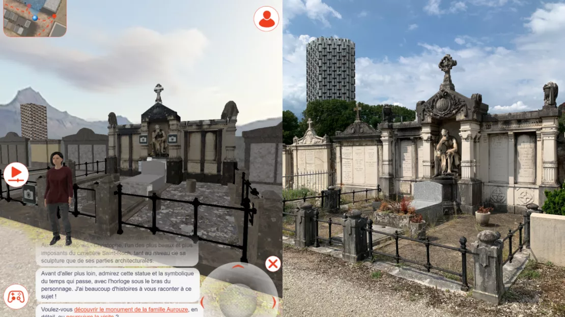 Grenoble : le cimetière Saint-Roch fait son entrée dans le metaverse