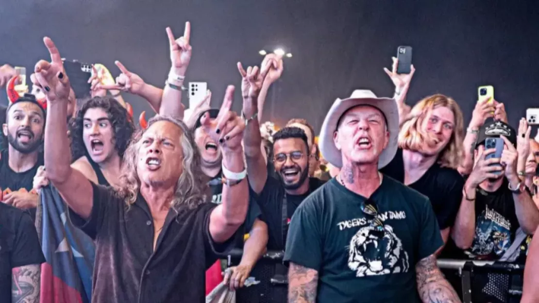 Metallica se donne à fond au concert de Judas Priest !