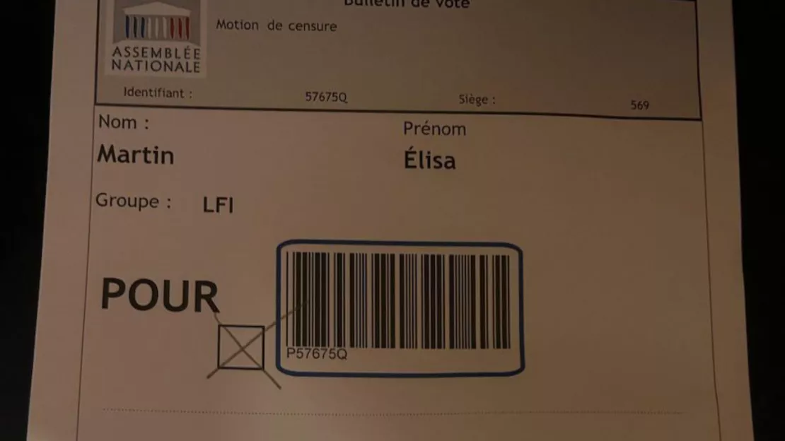 Motions de censure : comment ont voté les députés de l'Isère ?