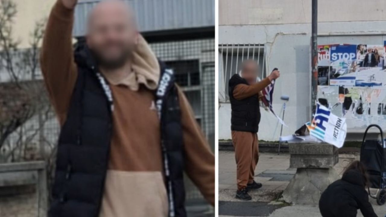 "Tu es musulmane, tu ne devrais pas faire &ccedil;a" : une militante d'Alain Carignon agress&eacute;e en collant des affiches &agrave; Grenoble